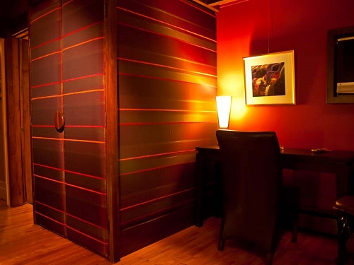 Bureau de la chambre La Verrière de l'Auberge du Chemin Faisant